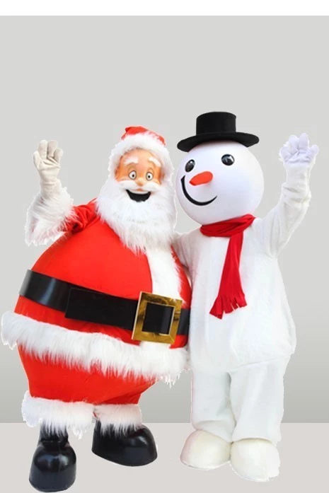 SNOWMAN SANTA CLAUSE - MASKOT