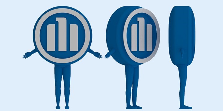 LOGO MASKOTU - ALLIANZ 3D