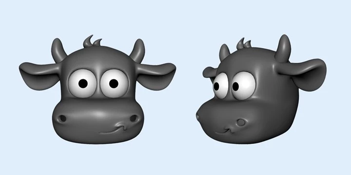 HÜPTRİK COW - SÜTAŞ 3D