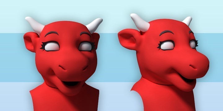 RED COW - LA VACHE QUI 3D