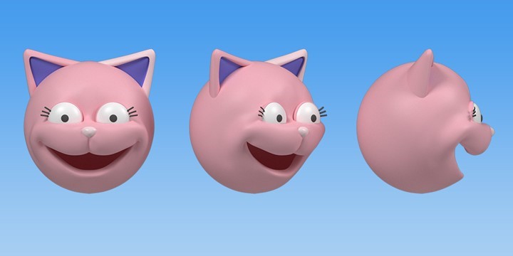 PINK CAT 3D