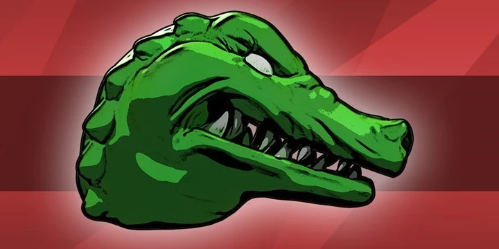 GREEN CROCODILE - DREAMBOX FILMS drawing