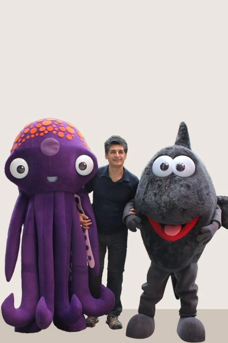 MOR AHTAPOT VE GRİ BALIK