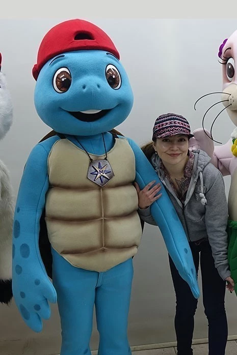 SEAL, TURTLE AND SEA GULL