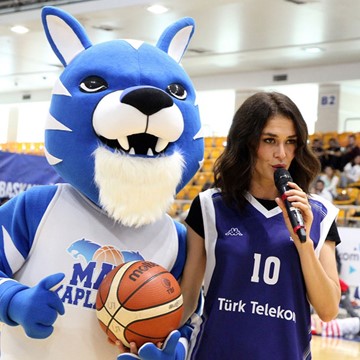 Maskot Blue Tiger Turk Telekom