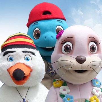 FOK, KAPLUMBAĞA VE MARTI maskot