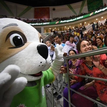 TÜRKMENİSTAN  AŞGABAT OLİMPİYATLARI mascot