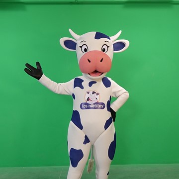 BLUE AND WHITE COW 1